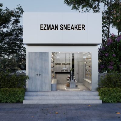 Dự án thiết kế shop giày EZMAN SNEAKER