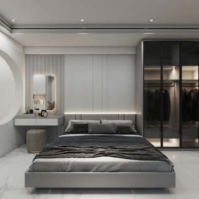 Dự án thiết kế phòng ngủ master anh Đức