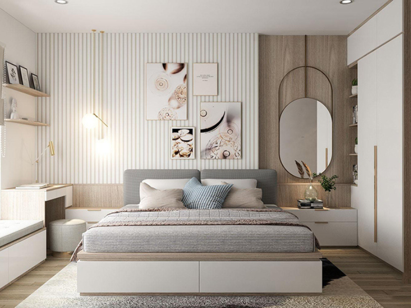 Thiết kế phòng ngủ 10m2 cho vợ chồng trẻ – Bí kíp tạo không gian sống lý tưởng