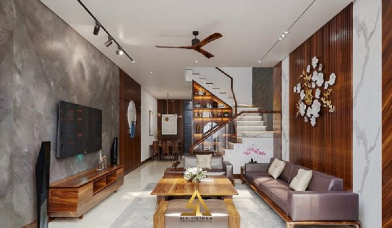 Bí quyết thiết kế phòng khách đẹp nhà ống tiện nghi được ưa chuộng