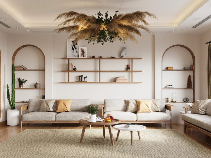 Thiết kế nội thất phòng khách 25m2 tối ưu diện tích, nâng tầm phong cách
