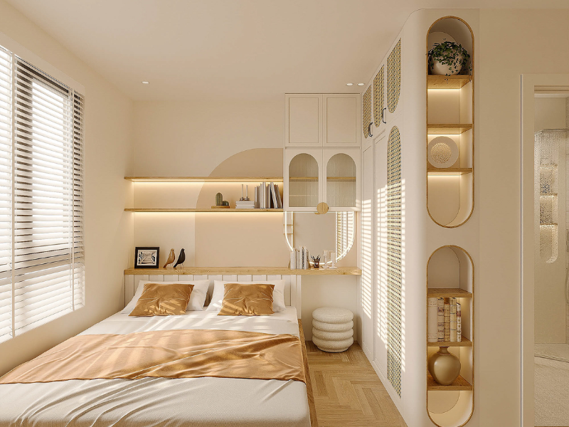 Thiết kế phòng ngủ 10m2 cho vợ chồng trẻ – Bí kíp tạo không gian sống lý tưởng