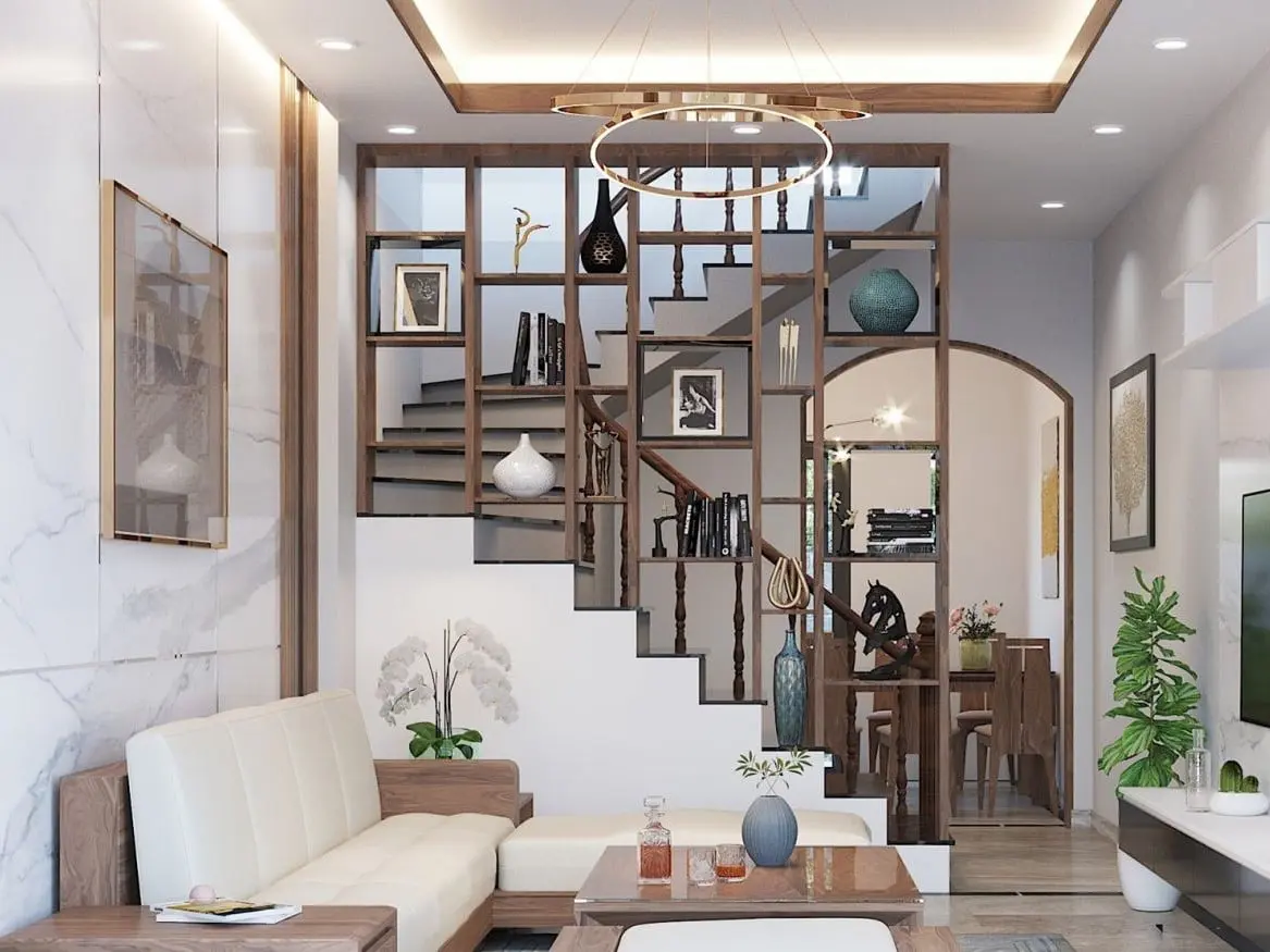 Bí quyết thiết kế phòng khách đẹp nhà ống tiện nghi được ưa chuộng