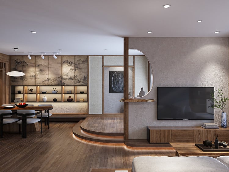 Tư vấn & báo giá thi công nội thất phòng khách Đống Đa uy tín