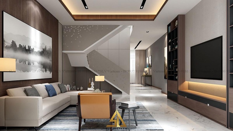 Bí quyết thiết kế nội thất phòng khách 20m2 Từ Liêm đẹp hiện đại, tối ưu công năng