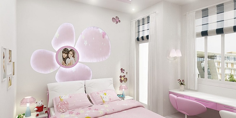 Thiết kế phòng ngủ đẹp cho bé gái Hoàng Mai – Phù hợp từng độ tuổi, tối ưu không gian